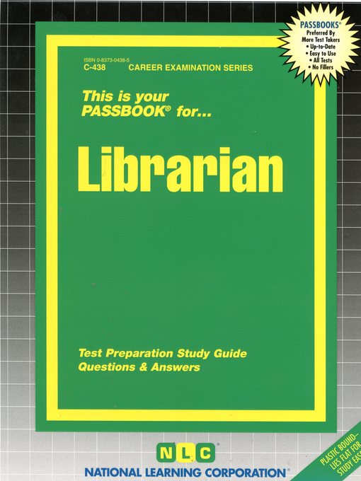 Title details for Librarian by National Learning Corporation - Available
